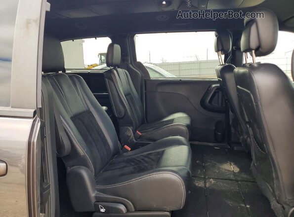 2C4RDGCG9HR639914 2017 DODGE GRAND Gray უკანა სალონის ხედი