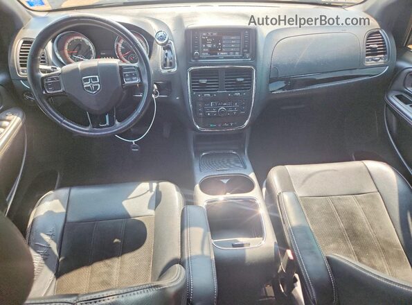 2C4RDGCG9HR666918 2017 DODGE GRAND Угольный Вид панели приборов