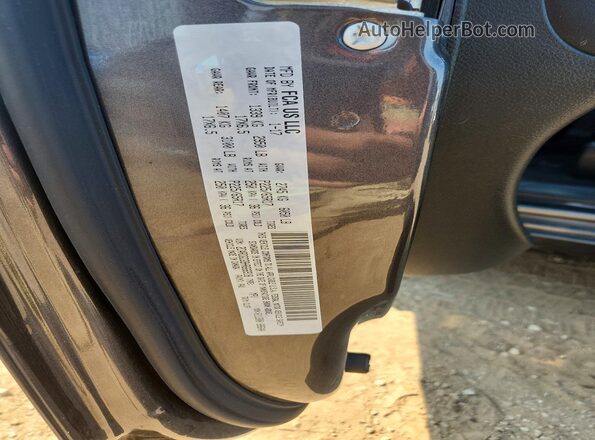 2C4RDGCG9HR666918 2017 DODGE GRAND Угольный Вид наклейки с VIN-кодом