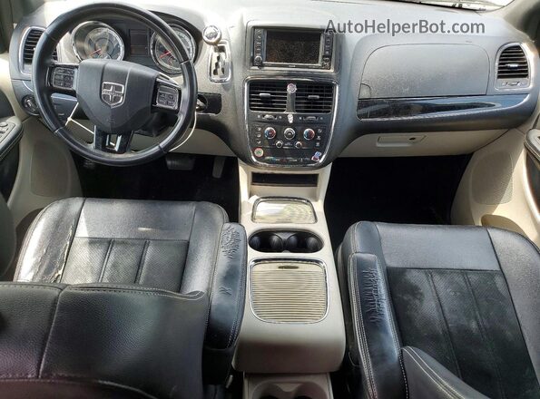 2C4RDGCG9HR772589 2017 DODGE GRAND Угольный Вид панели приборов