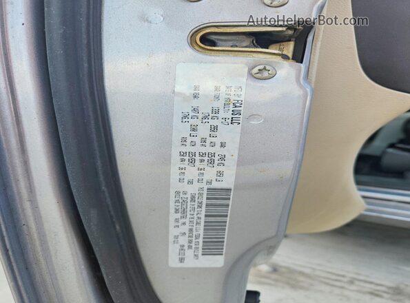 2C4RDGCG9HR807681 2017 DODGE CARAVAN/GRAND Silver Widok naklejki z numerem VIN