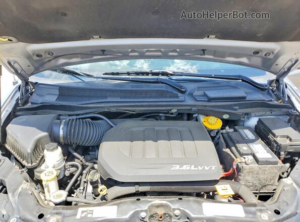 2C4RDGCG9HR848800 2017 DODGE GRAND Silver ძრავის განყოფილების ხედი