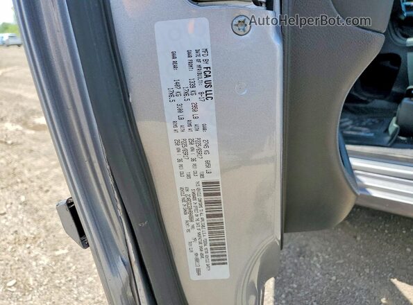 2C4RDGCG9HR848800 2017 DODGE GRAND Silver VIN კოდის სტიკერის ხედი