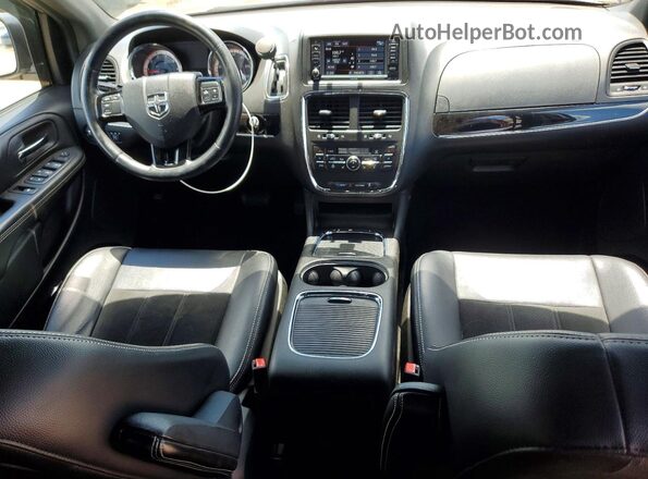 2C4RDGCG9HR848800 2017 DODGE GRAND Silver წინა პანელის ხედი
