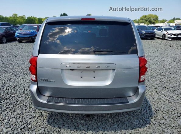 2C4RDGCG9HR848800 2017 DODGE GRAND Silver უკანა ხედი