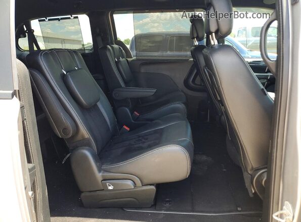 2C4RDGCG9HR848800 2017 DODGE GRAND Silver უკანა სალონის ხედი