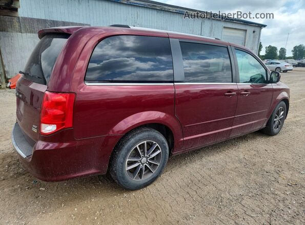 2C4RDGCG9HR852975 2017 DODGE GRAND Burgundy Հետևի աջ