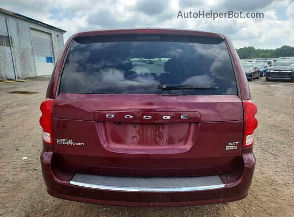 2C4RDGCG9HR852975 2017 DODGE GRAND Burgundy Հետևի տեսք