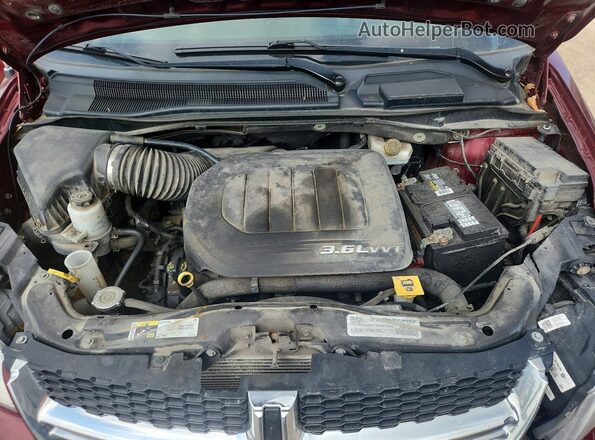 2C4RDGCG9HR852975 2017 DODGE GRAND Burgundy Շարժիչի բաժամունքի տեսք