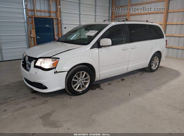 2C4RDGCG9JR209760 2018 DODGE GRAND CARAVAN White Vista tres cuartos delantera izquierda