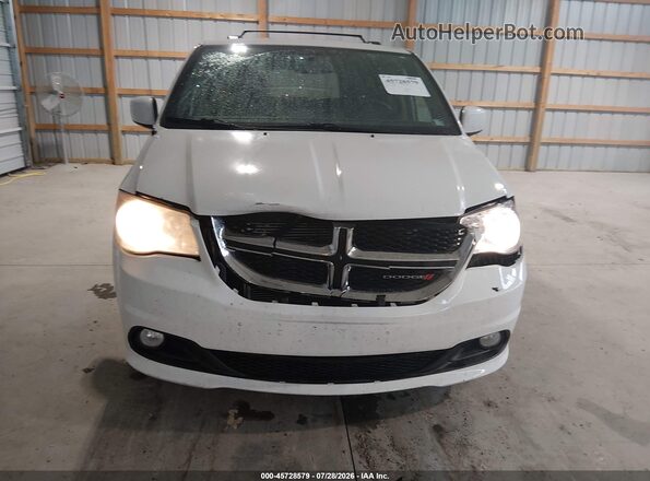 2C4RDGCG9JR209760 2018 DODGE GRAND CARAVAN White Vista del cuadro de instrumentos