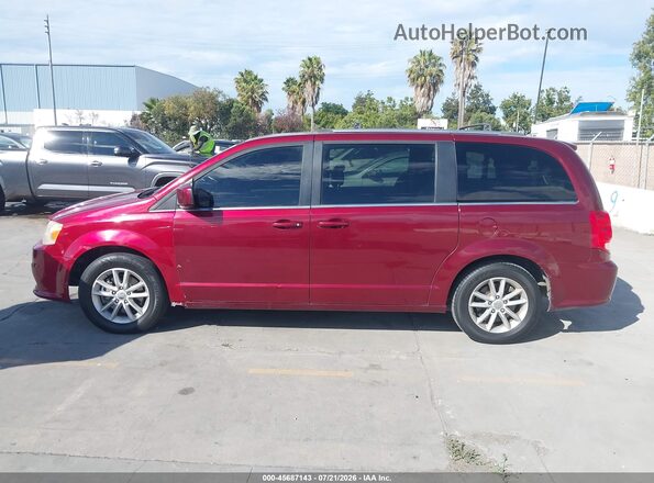 2C4RDGCG9JR210214 2018 DODGE GRAND CARAVAN Red 360 interior view