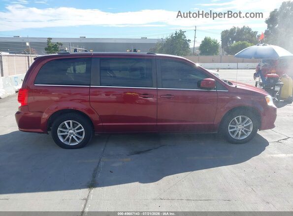 2C4RDGCG9JR210214 2018 DODGE GRAND CARAVAN Red Rear interior view