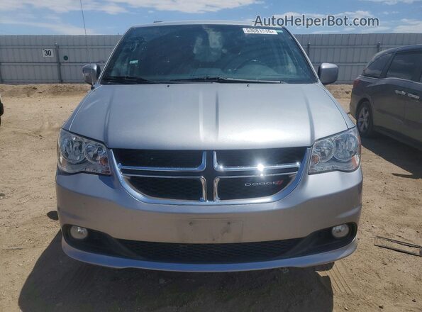 2C4RDGCG9JR240488 2018 DODGE GRAND Silver Vista frontal