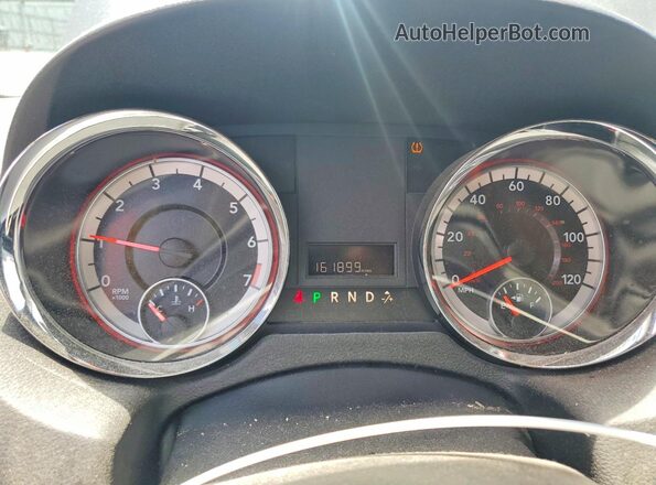 2C4RDGCG9JR244962 2018 DODGE GRAND Gray Вид щитка приладів