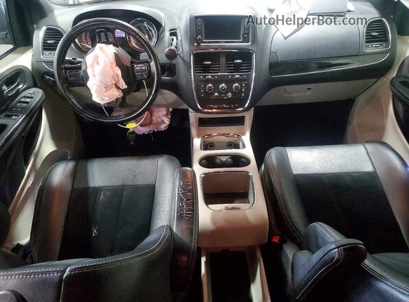 2C4RDGCG9JR253337 2018 DODGE GRAND Gray წინა პანელის ხედი