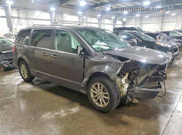 2C4RDGCG9JR253337 2018 DODGE GRAND Gray წინა მარჯვენა