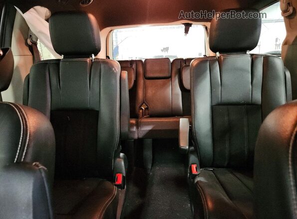 2C4RDGCG9JR253337 2018 DODGE GRAND Gray უკანა სავარძლების ხედი