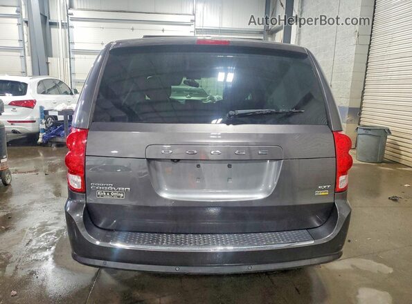 2C4RDGCG9JR253337 2018 DODGE GRAND Gray უკანა ხედი