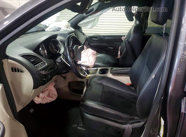 2C4RDGCG9JR253337 2018 DODGE GRAND Gray წინა სალონის ხედი