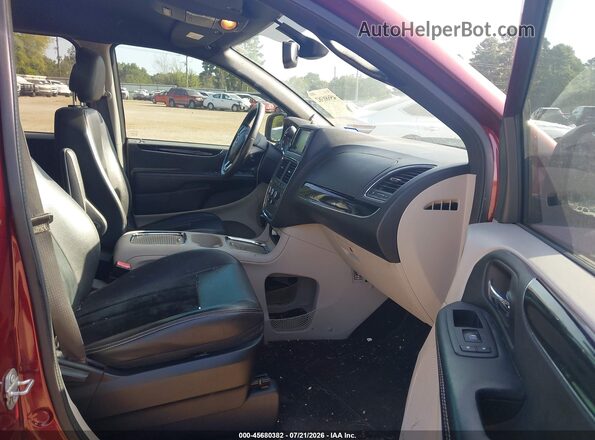 2C4RDGCG9JR283194 2018 DODGE GRAND CARAVAN Maroon Vista interior delantera