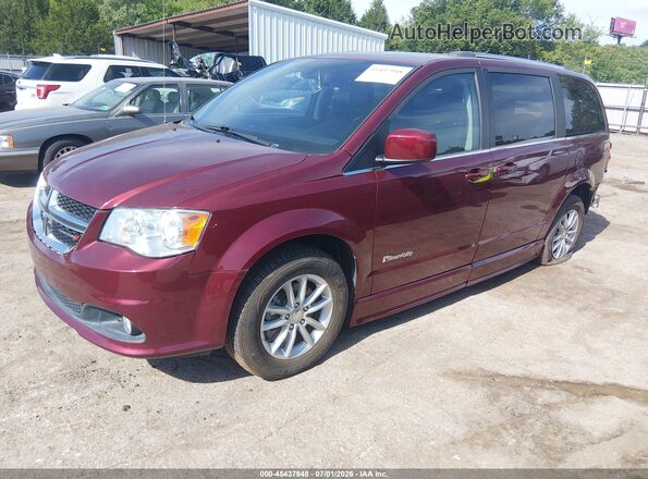 2C4RDGCG9KR620089 2019 DODGE GRAND CARAVAN Красный Передняя левая четверть