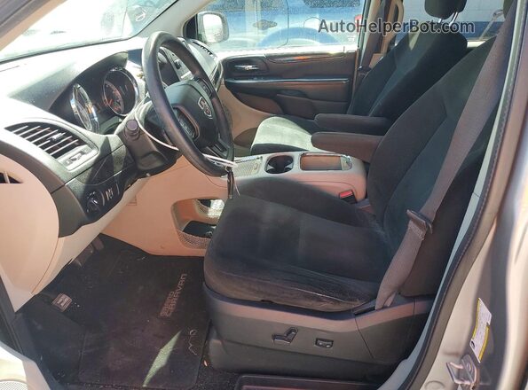 2C4RDGCGXGR194632 2016 DODGE GRAND Серебряный Вид салона спереди