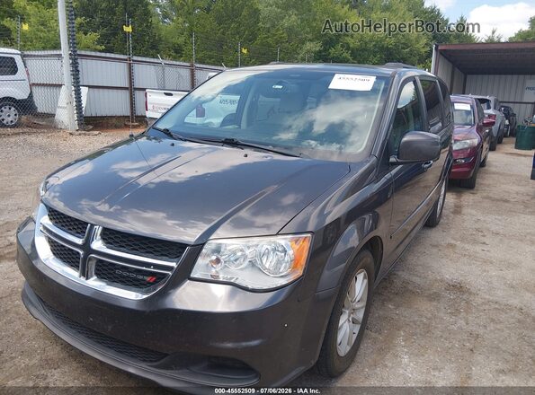 2C4RDGCGXGR343475 2016 DODGE GRAND CARAVAN Gray წინა მარცხენა ხედი სამი მეოთხედიდან