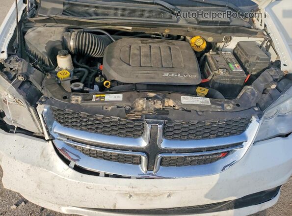 2C4RDGCGXHR589265 2017 DODGE GRAND White Widok komory silnika