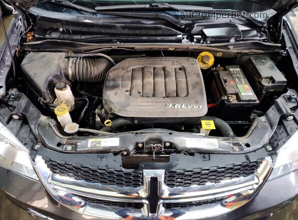 2C4RDGCGXHR842231 2017 DODGE GRAND Серый Вид подкапотного пространства