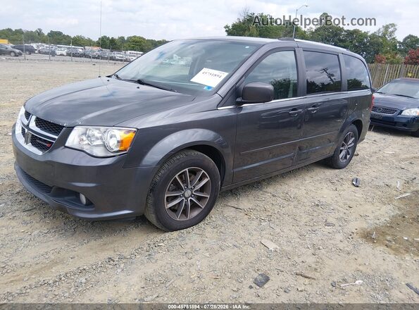 2C4RDGCGXHR842455 2017 DODGE GRAND CARAVAN Gray Передня ліва чверть