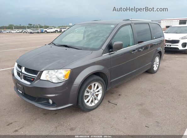 2C4RDGCGXJR191091 2018 DODGE GRAND CARAVAN Gray Передня ліва чверть