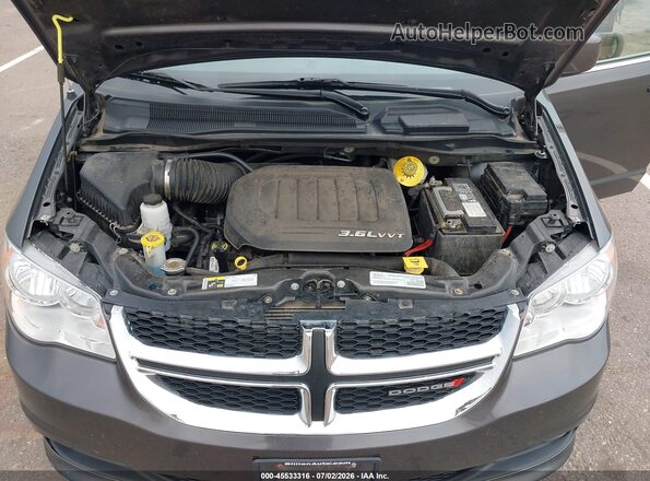 2C4RDGCGXJR191091 2018 DODGE GRAND CARAVAN Gray Вид ззаду