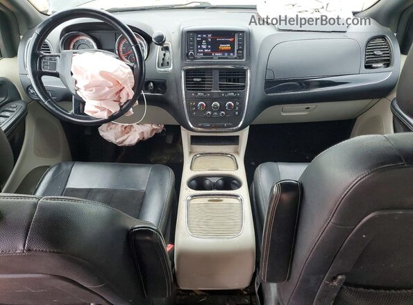 2C4RDGCGXJR216278 2018 DODGE GRAND Gray Vista del salpicadero