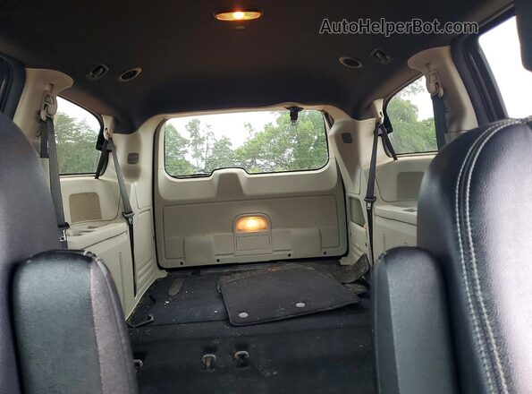 2C4RDGCGXJR216278 2018 DODGE GRAND Gray Vista de los asientos traseros