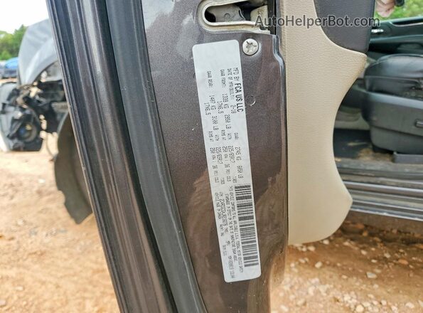 2C4RDGCGXJR216278 2018 DODGE GRAND Gray Vista interior de 360 grados