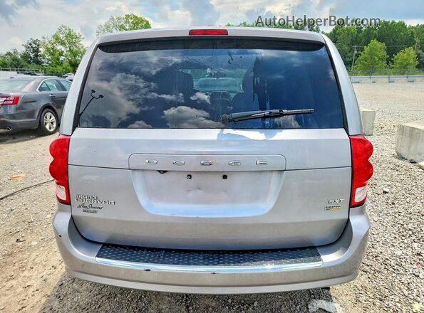 2C4RDGCGXJR223117 2018 DODGE GRAND Silver უკანა ხედი