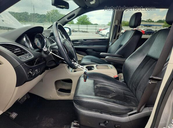 2C4RDGCGXJR223117 2018 DODGE GRAND Silver წინა სალონის ხედი