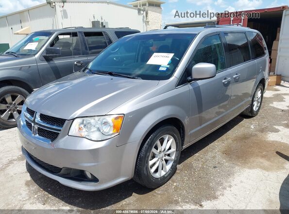 2C4RDGCGXJR240337 2018 DODGE GRAND CARAVAN Серебряный Передняя левая четверть