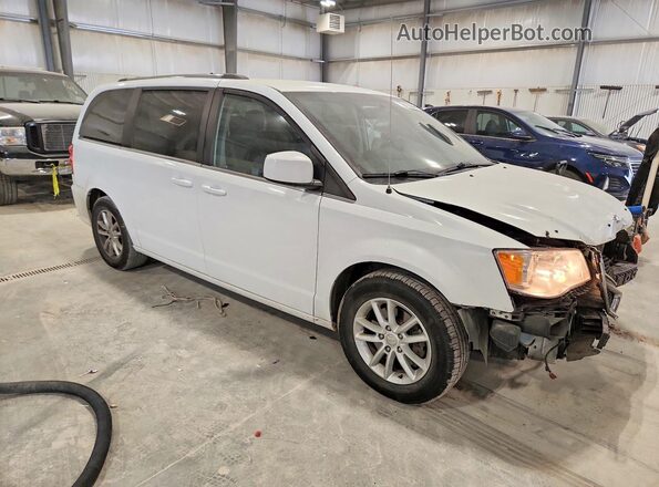 2C4RDGCGXJR249359 2018 DODGE GRAND White Przód prawy