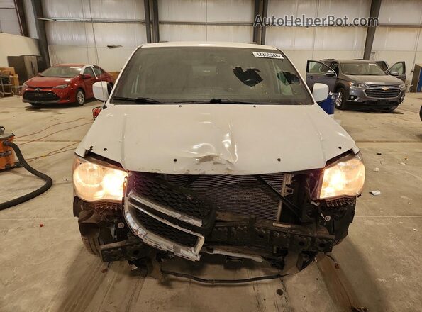 2C4RDGCGXJR249359 2018 DODGE GRAND White Widok z przodu