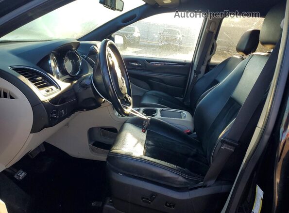 2C4RDGCGXJR250446 2018 DODGE GRAND Black Vista interior delantera