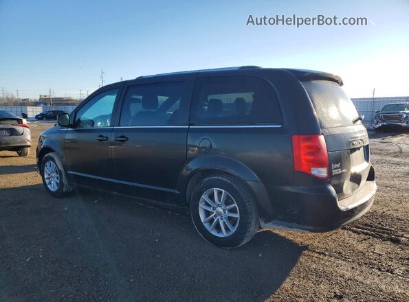 2C4RDGCGXJR250446 2018 DODGE GRAND Black Trasero izquierdo