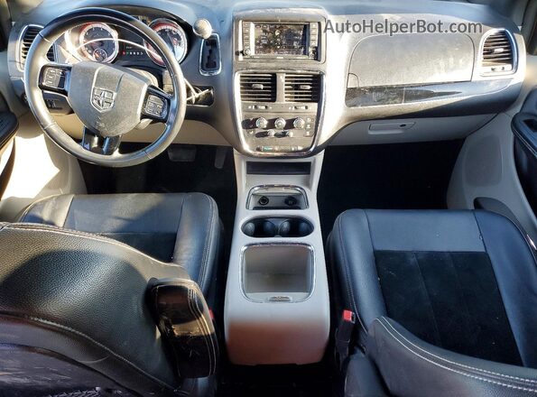 2C4RDGCGXJR250446 2018 DODGE GRAND Black Vista del salpicadero