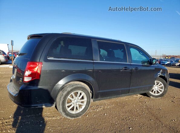 2C4RDGCGXJR250446 2018 DODGE GRAND Black Trasero derecho