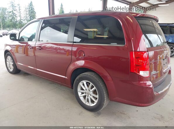 2C4RDGCGXJR265495 2018 DODGE GRAND CARAVAN Red Trasero izquierdo