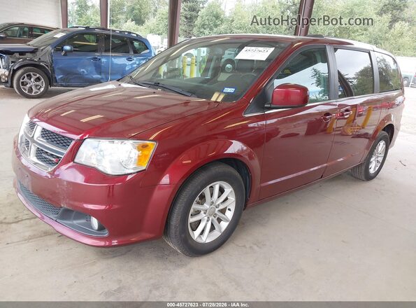 2C4RDGCGXJR265495 2018 DODGE GRAND CARAVAN Red Vista tres cuartos delantera izquierda