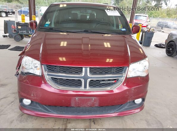 2C4RDGCGXJR265495 2018 DODGE GRAND CARAVAN Red Vista del cuadro de instrumentos