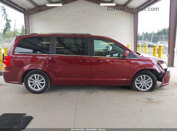 2C4RDGCGXJR265495 2018 DODGE GRAND CARAVAN Red Vista interior trasera