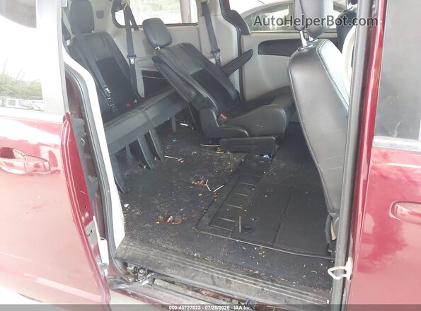 2C4RDGCGXJR265495 2018 DODGE GRAND CARAVAN Red Vista de la etiqueta del VIN